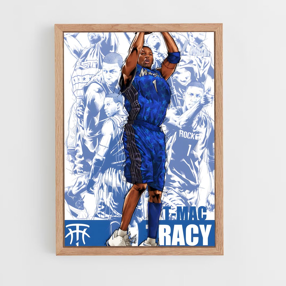 Poster MVP McGrady – affiche Basketball (vue 4)